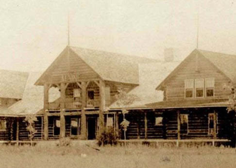 A picture of the original Dobyns Hall building